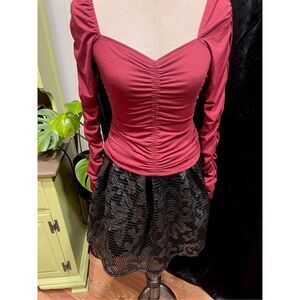 Kingston Grey Ruched Top